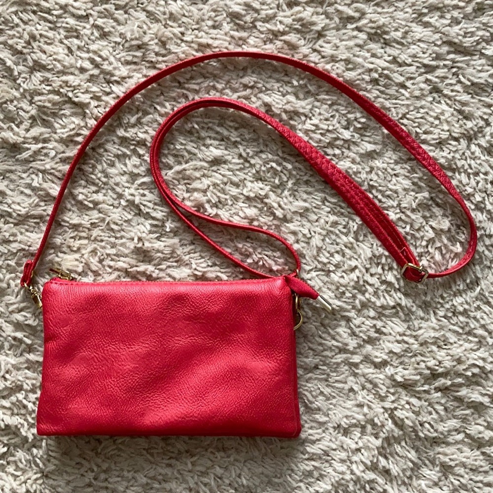 Pink boutique brand purse